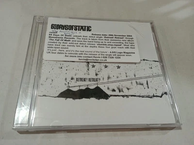 65 Days of Static - Retreat! Retreat! CD Promo single 65daysofstatic Mono-10 Cd8 - Image 1 of 4