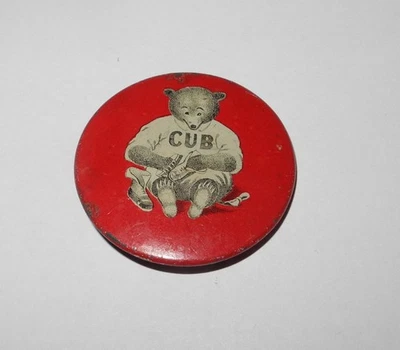1930'S BASEBALL CHICAGO CUBS SHOE POLISH SHINE ADVERTISING WORLD SERIES PIN - Image 1 of 2