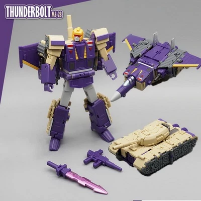 Transforming Robot For MFT MS-28 Triple Changer Blitzwing Small Scale Figure - Image 1 of 4