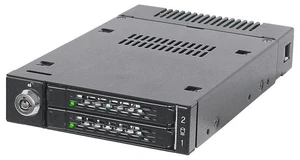 Tougharmor 2 Bay M.2 Nvme Ssd Mobile Rack Enclosure For 3.5" Drive Bay Mb834M2KB - Picture 1 of 7