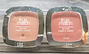(2 Pk) L'Oréal True Match Super Blendable Blush - #C3-4 Tender Rose - 0.21 Oz - Picture 1 of 4