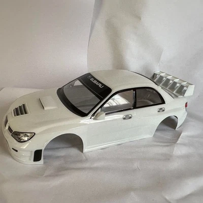 SUBARU Impreza WRC Monte RC Car Body Shell Only 1:10 White All Painted TAMIYA - Image 1 of 4