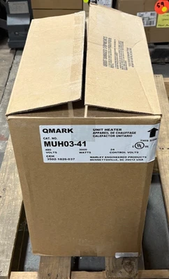 Qmark MUH03-41 480V 3-Phase Electric Fan Blower Unit Heater - 3000 Watts (3Kw) - Image 1 of 4