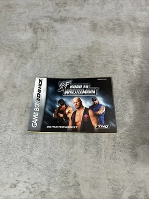 WWF Road to Wrestlemania (Gameboy Advance)  Manual Only - Image 1 of 4