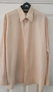 Svenda Made In Britain 100% Nylon Vintage Stripe Shirt 17" 70s Large - Bild 1 von 7