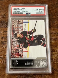 Tim Stutzle IP Signed Upper Deck Card Psa Dna Coa Slab Senators Autographed - Picture 1 of 2