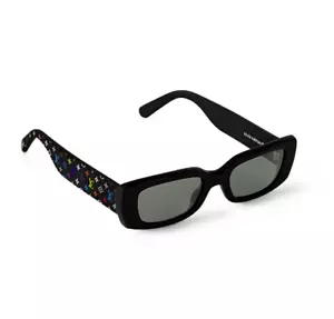 Louis Vuitton Takashi Murakami Multigram Cat Eye Sunglasses Black LV x TM NEW - Picture 1 of 4