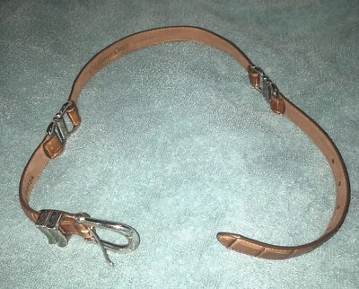 Coldwater Creek - Leather Belt - Caramel Brown color - Size Small - Image 1 of 4