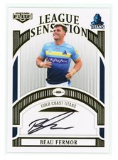 2023 Elite Beau Fermor Titans League Sensation Signature NRL Card LSW06 # 30/80
