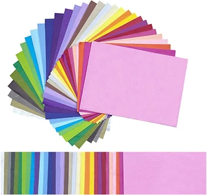 320 Pieces Art Tissue Paper Gift Wrapping Decorative Rainbow 12 x 8.4 Inches 32 - Picture 1 of 12