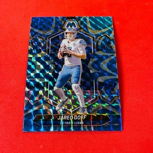 Jared Goff .. REACTIVE BLUE PRIZM .. Detroit Lions .. 2024 Mosaic PARALLEL 71 - Picture 1 of 2