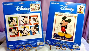 Lotto 2 Janlynn Disney TOPOLINO punto croce contati SIGILLATI #1134-74, #1134-52 - Foto 1 di 13