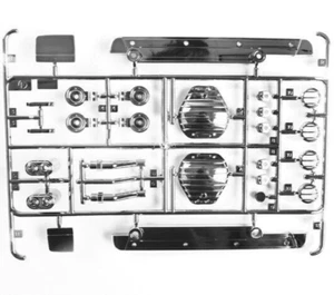 PIEZAS CROMADAS Toyota Tundra Highlift F Piezas Árbol Difer Cubierta RC Tamiya 9005918 - Imagen 1 de 5