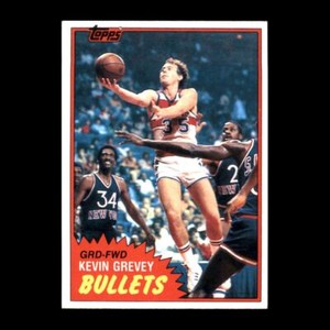 Kevin Grevey 1981-82 Topps Washington Bullets #E96 Nice Vintage! 2