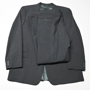 Jos A Bank 50 X-Long 40x36 Charcoal Gray 100% Wool Mens Coat Jacket Pants Suit - Picture 1 of 12