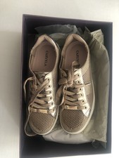 carvela trainers rose gold