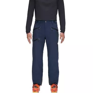 Mammut Stoney HS Ski Pants Navy Blue 20K Waterproof Mens SZ 30 Small $350 - Picture 1 of 10