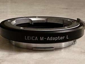 Leica M Lens Adapter L 18771 - Black, Slightly Used