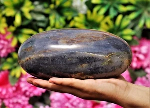 Natural 200MM Grey Kyanite Meditation Aura Spirit Chakra Healing Stone Lingam - Imagen 1 de 10