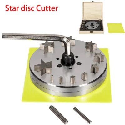 Sternscheibenschneider 5 mm bis 31 mm 10er Set Locher, für Schmuck Matrizen Schmuck Werkzeuge - Bild 1 von 4