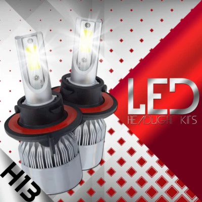 XENTEC LED HID Headlight Conversion kit H13 9008 6000K 2005-2005 d Excursion - Image 1 of 4