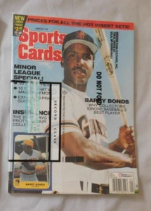 Barry Bonds San Francisco Giants Sept 1993 Sports Cards Magazine Factory Sealed - Picture 1 of 1