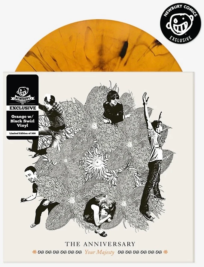 THE ANNIVERSARY Your Majesty NEW Orange Swirl Vinyl LP get up kids tigers jaw - Image 1 of 1