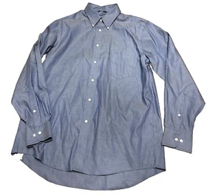 CHAPS Men's Dress SHIRT Size: 16.5 Blue 34-35 New Classic Fit Non Iron - Picture 1 of 2