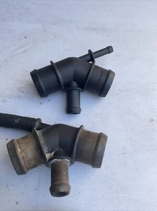 VW Bora Golf Polo Sharan Coolant Hose Pipe Connector Flange New 1J0121087C, Pack - Picture 1 of 8