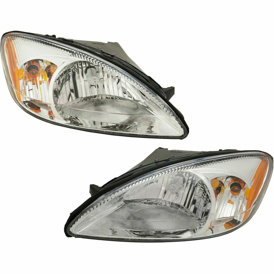 Set of 2 Driver and Passenger Side Head Lamp Assembly Fits 2000-2007 Ford Taurus - Image 1 of 4