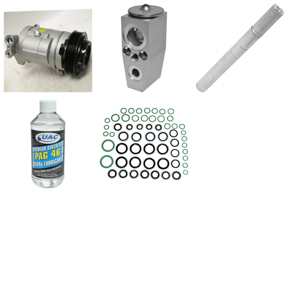 Kit de compresor de aire acondicionado UAC para Chevrolet Equinox 2010-2011 Foto 1 de 1