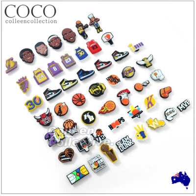 Mix 50Pcs Fashion Basketball Styles Cute Shoe Charms Decor - image 1 of 4