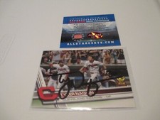 2017 TOPPS TYLER NAQUIN CLEVELAND GUARDIANS AUTOGRAPHED BASEBALL CARD