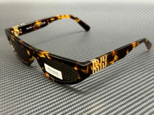 MIU MIU MU 07ZS VAU06B Havana Brown Women's 56 mm Sunglasses - Picture 1 of 5