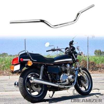 7/8" Motorcycle Handlebars Tracker Drag Bar For Suzuki GS 750 650 550 450 1000 - Image 1 of 4