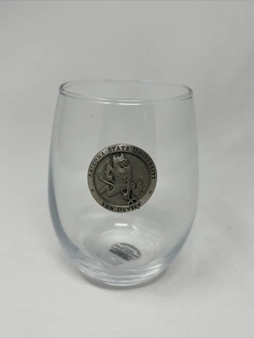 Arizona State Sun Devils NCAA Wine Glass Collectible Heritage Pewter Cover