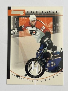 1996-97 Donruss Flyers Eric Lindros Hit List Insert Promo /10000 #1 - Picture 1 of 2