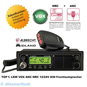 Albrecht AE 6491 ANC+NRC mit Freisprechfunktion CB Funkgerät DIN 12/24V TOP LKW - Bild 1 von 4