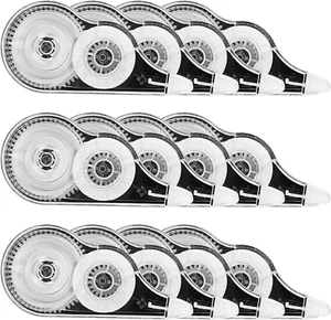 12 Pack White Out Tape Correction Tape, 39 Feet Each Whiteout Roller Correction - Picture 1 of 8