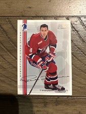 2000-01 ITG Be a Player Trevor Linden Foundation Signature Offer Trevor Linden