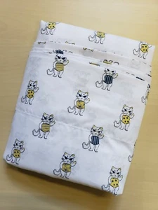 Isaac Mizrahi ~ Katzen ~ Badeanzüge ~ Queen flaches Laken ~ Mikrofaser - Bild 1 von 9