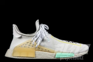 ADIDAS HU NMD PHARRELL WILLIAMS PHARELL CRYSTAL WHITE 2020 Q46467 - Picture 1 of 6