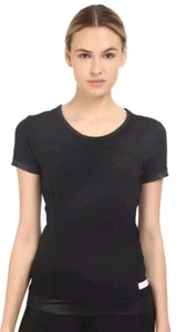 Adidas by Stella McCartney Womens Black Performance CLIMALITE Top T-Shirt  S  C6 - Picture 1 of 8