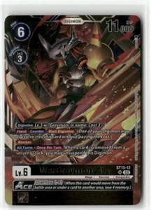WarGreymon ACE Box Topper ST15-12 SR - Versus Royal Knights - Digimon TCG NM - Picture 1 of 2
