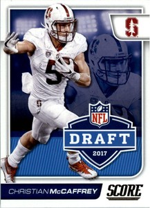 2017 Score NFL Draft #9 Christian McCaffrey - NM-MT