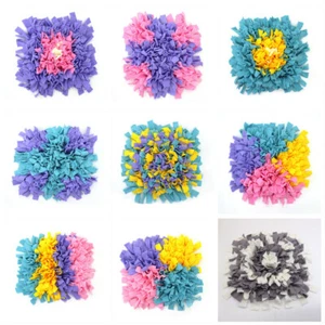 Pet Snuffle Mat Dog Sniffing Treat Foraging Puzzle Toy Nose Training Pad Flower - Picture 1 of 23