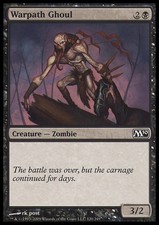 Warpath Ghoul EX/Played M10 MTG Magic Cards Black Common