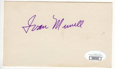 Ivan Murrell Signed Autographed Index Card Astros JSA CF47142 - Image 1 of 2