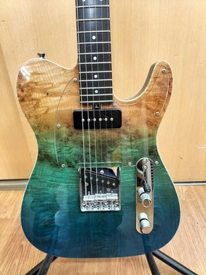 BACCHUS TACTICS BM-ALD BLU-GRD Used Alder body Maple neck Richlite fingerboard - Image 1 of 4