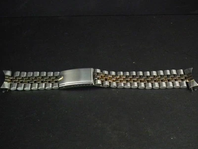 Extremamente raro 1960/70’s Rolex 20mm aço e sólido ouro 14 quilates pulseira Jubileu - Imagem 1 de 4